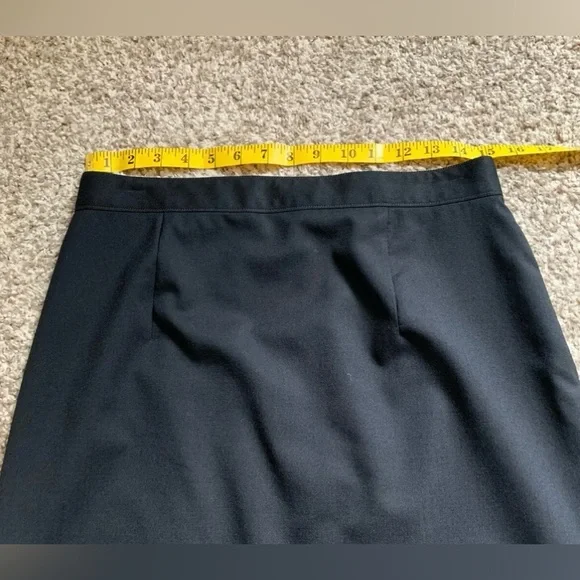 Dolce & Gabbana Italy Size 46 US 4 / 6 Black Satin Pencil Skirt - Picture 3 of 7